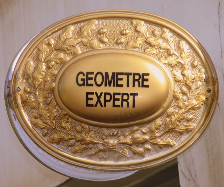 expert, géomètre, plaque, panneau, architecte